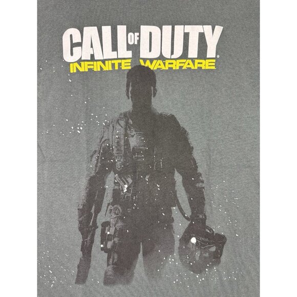 Vintage Y2K Call Of Duty Infinite Warfare XBOX Video Game Promo Medium Tee - Picture 4 of 8